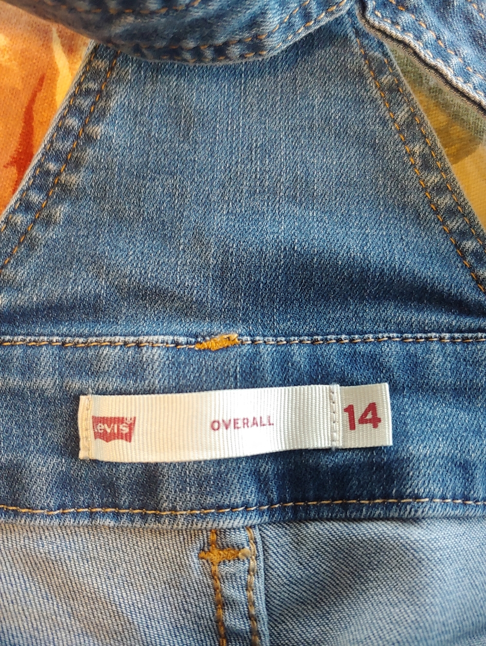 Levi's Blue Classic Denim Girl's Overalls Size 14 NWT - Picture 10 of 15
